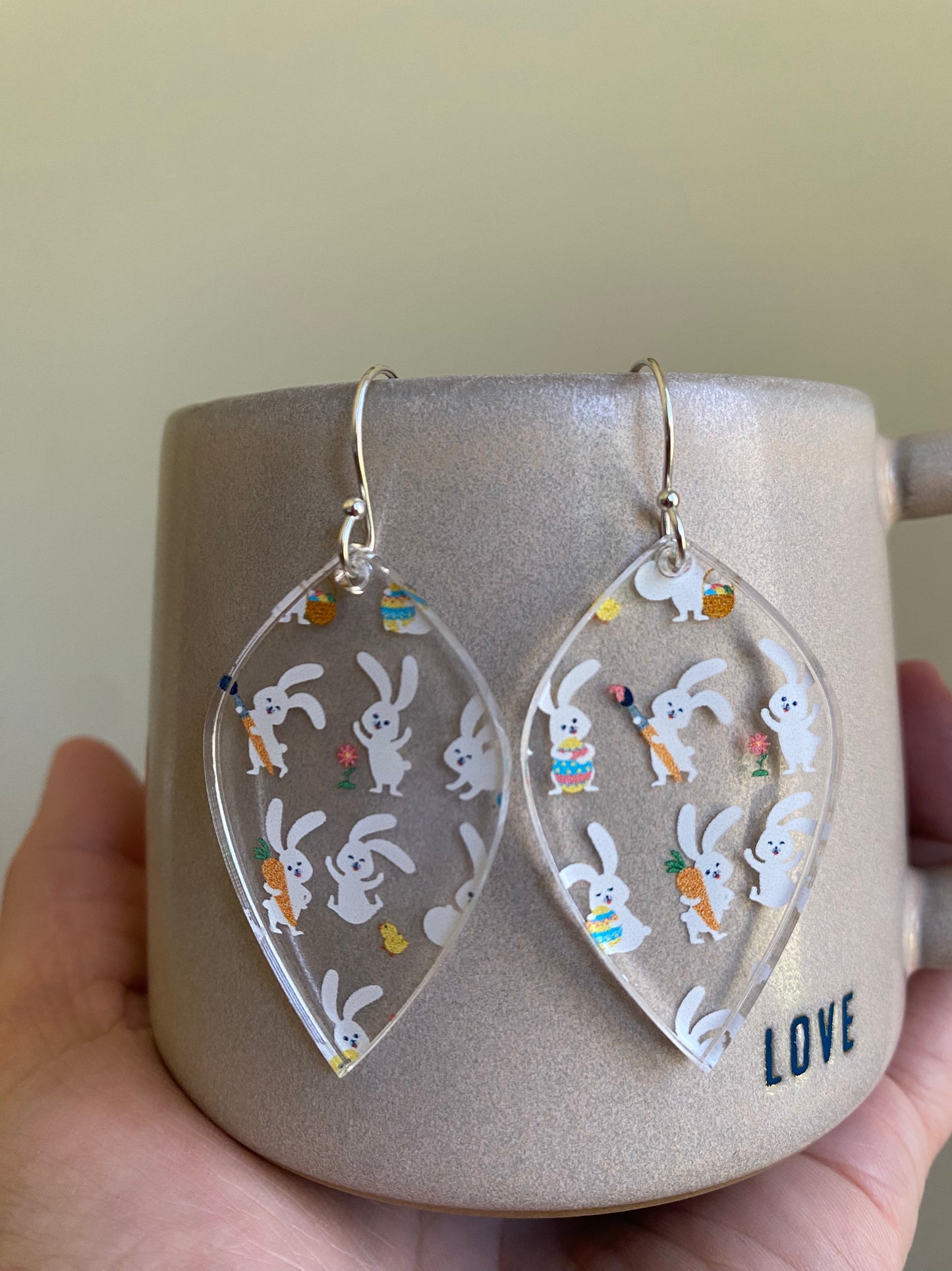 Painting Bunnies Earrings