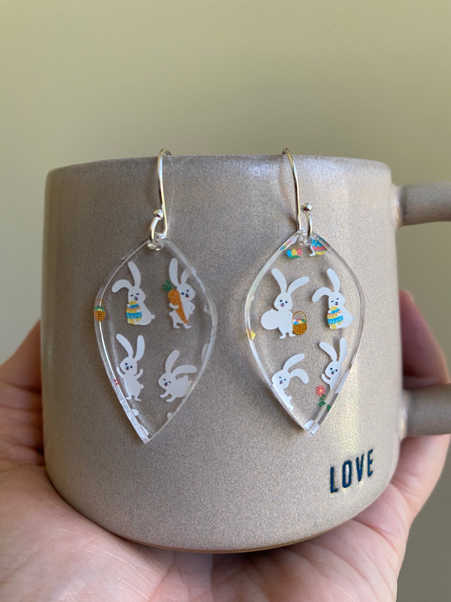 Painting Bunnies Earrings