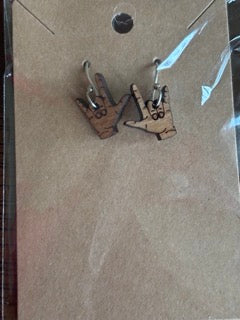 I love you Earrings