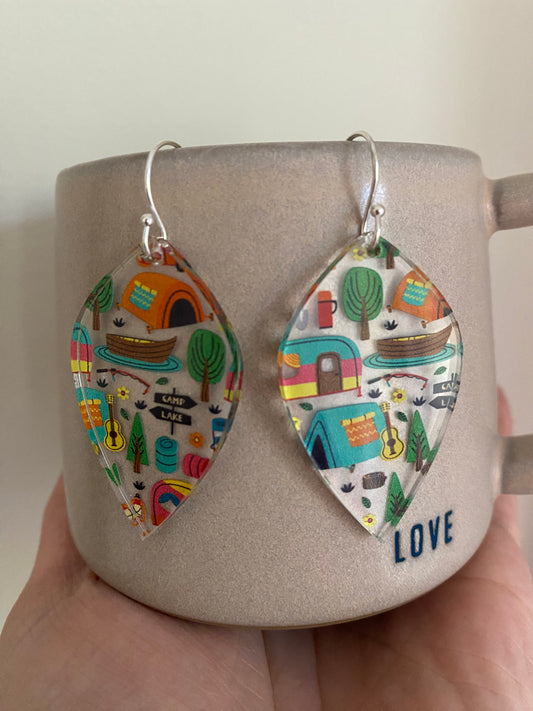 Camping Earrings